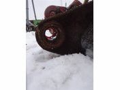 Ось колес прицепа