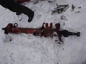 Ось колес прицепа