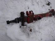 Ось колес прицепа