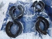 Колодка тормозная задняя