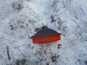Указатель поворота в бампер правый