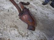 Приемная труба глушителя