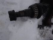 Ось колес прицепа